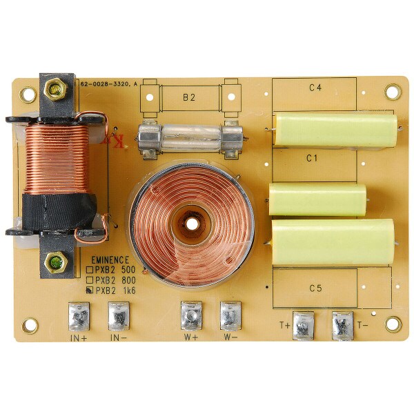 Main product image for Eminence PX-BII 1K6 2-Way Crossover Board 1,600 Hz 290-634